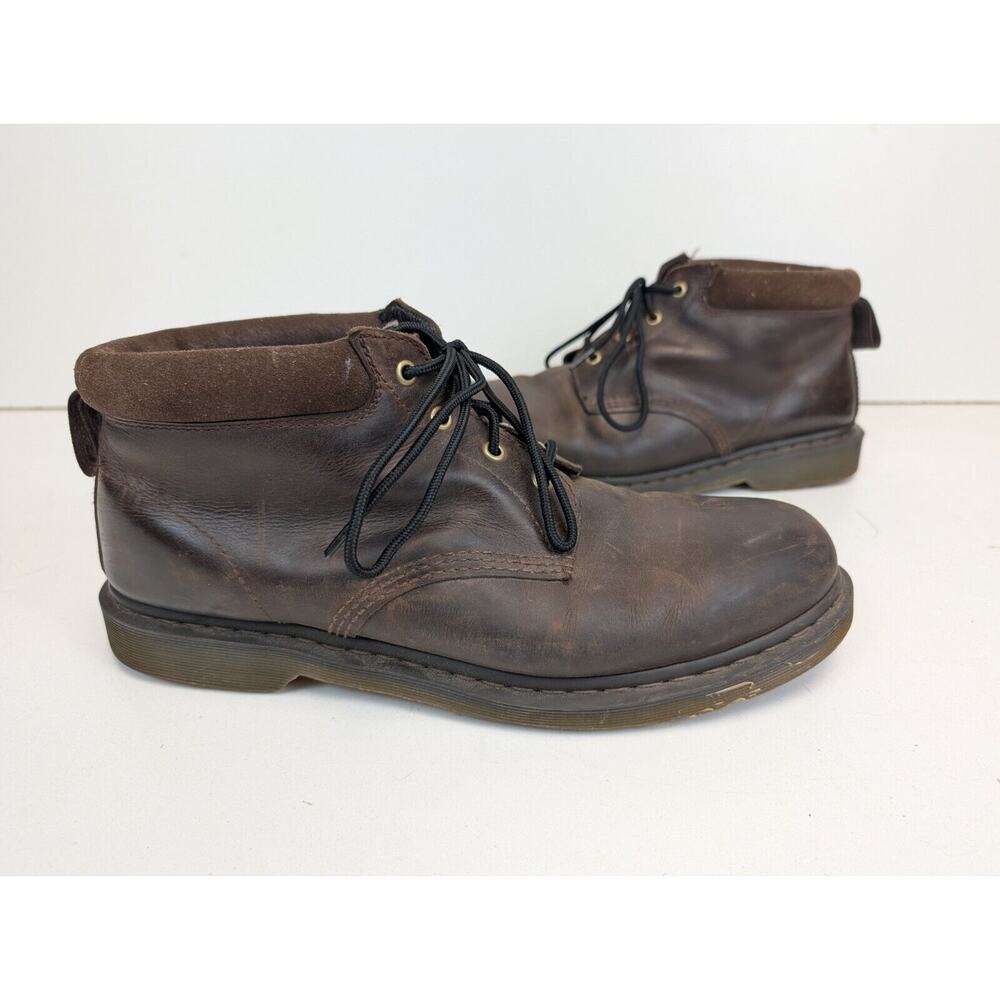 Dr. Martens Brown Leather Chukka Boots